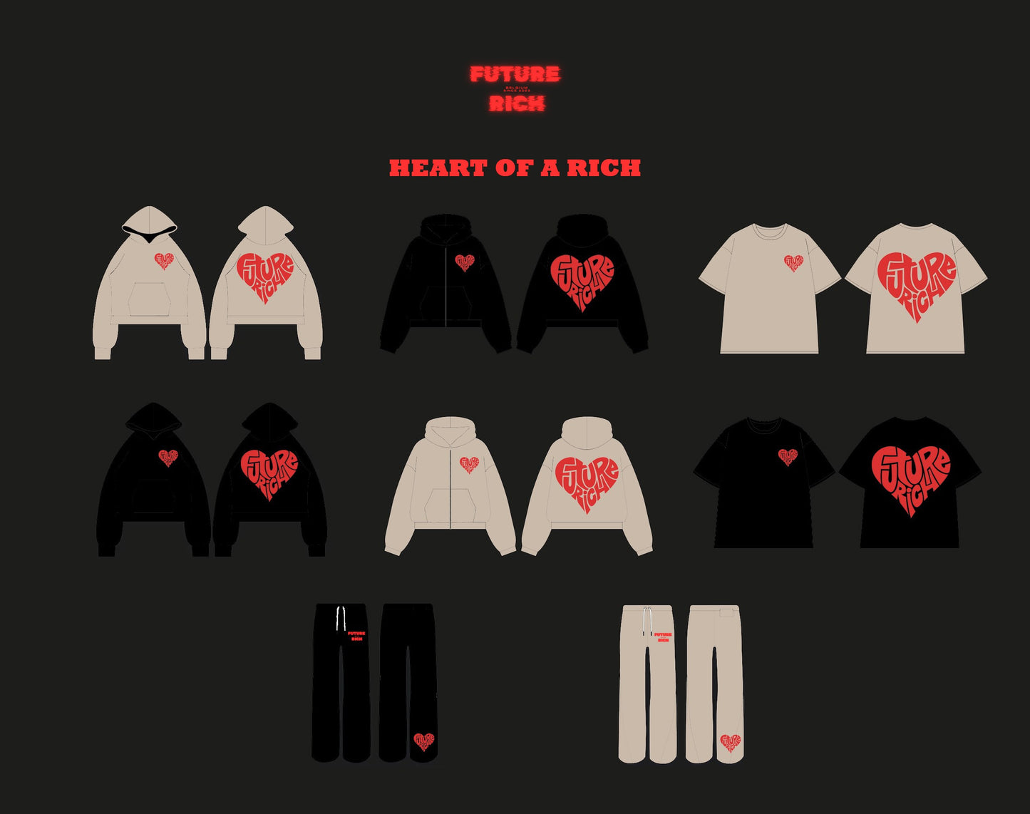 Tracksuit Heart of a Rich