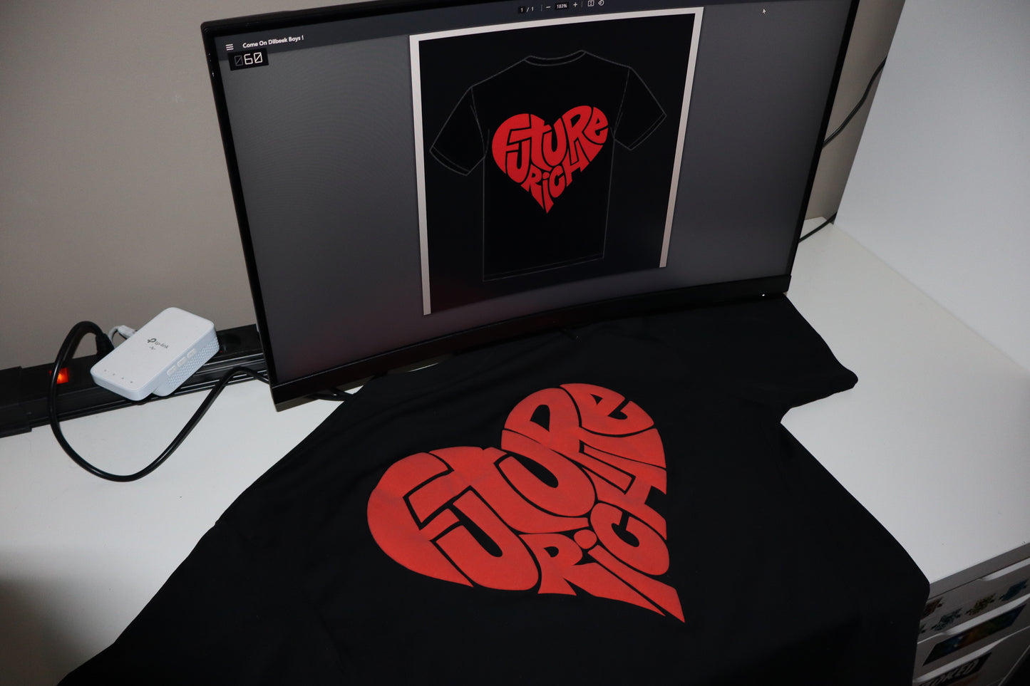 T-shirt Heart of a Rich