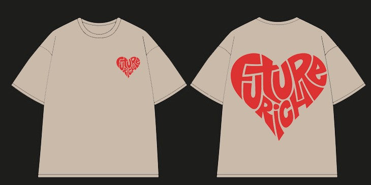 T-shirt Heart of a Rich